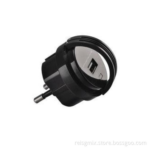 Black 1amp 100 - 240v Usb a Socket 1000 Ma Universal Usb Tr